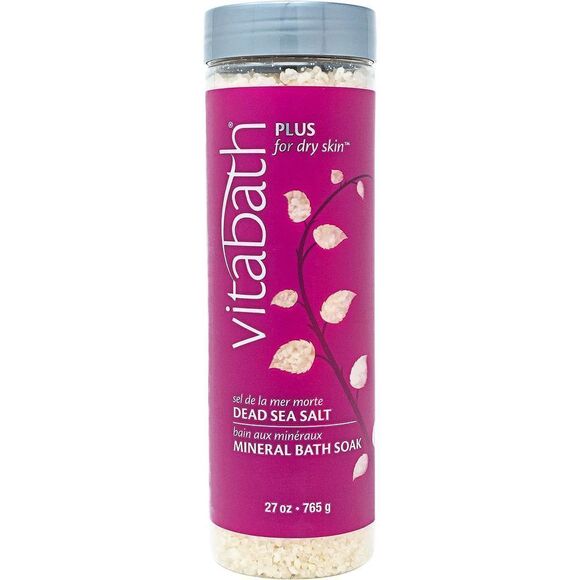 Dry Skin Mineral Bath Soak For Muscle Recovery, Soreness, Tension - Dead Sea Sa